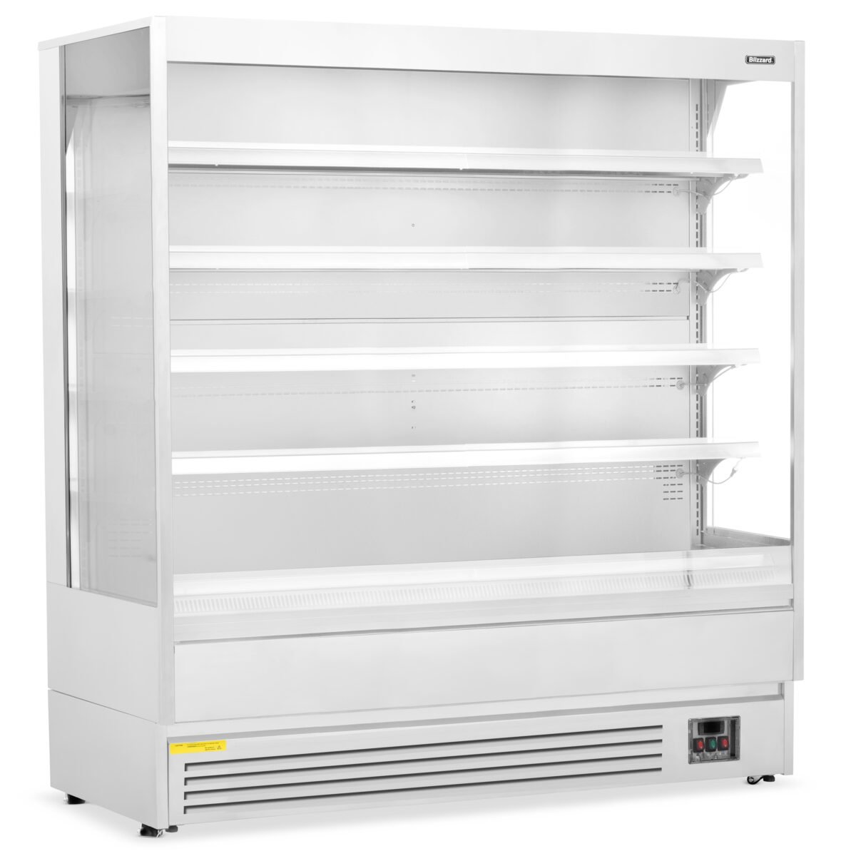 Blizzard 2m Open Front Multi Deck White