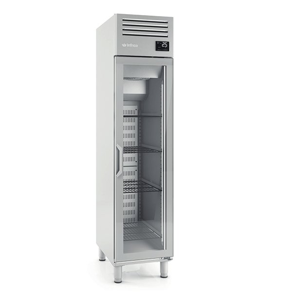325L Upright Single Glass Door Refrigerator