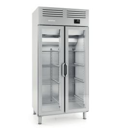 745L Upright Double Hinged Glass Door Refrigerator