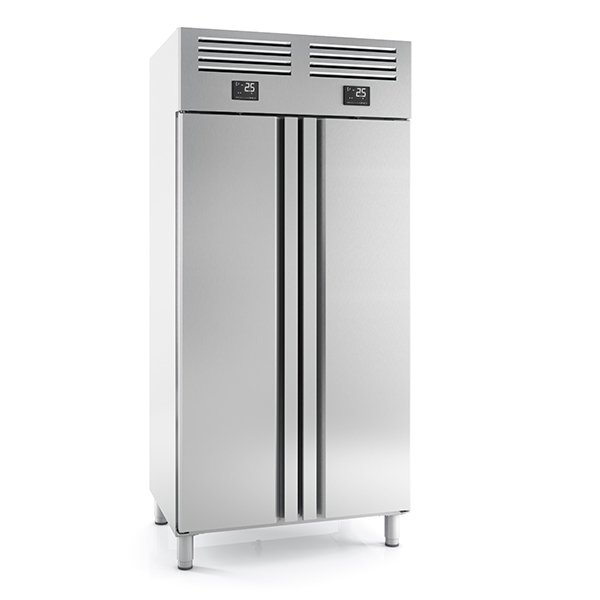 650L Upright Double Door Refrigerator & Freezer