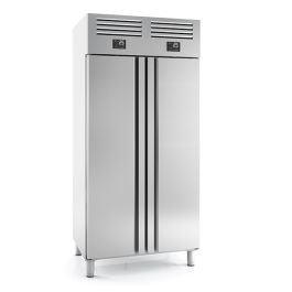 650L Upright Double Door Refrigerator & Freezer