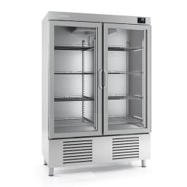 Infrico Upright Double Hinged Glass Door Freezer
