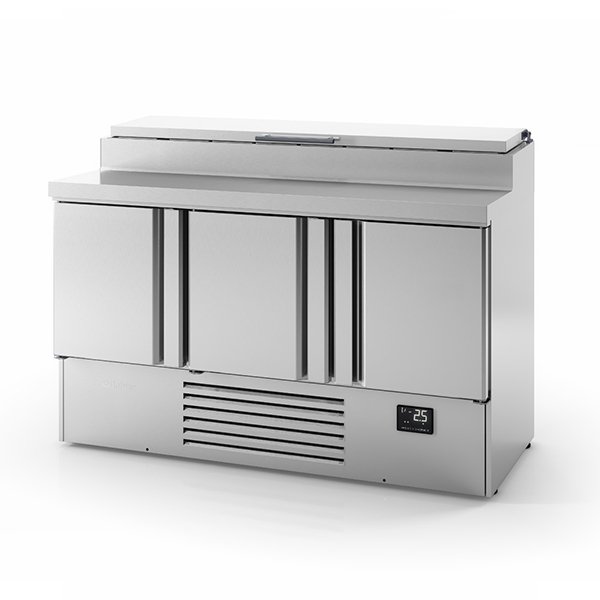355L Triple Door Counter With Raised Collar