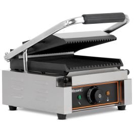 Single Contact Grill Top & Bottom Ribbed
