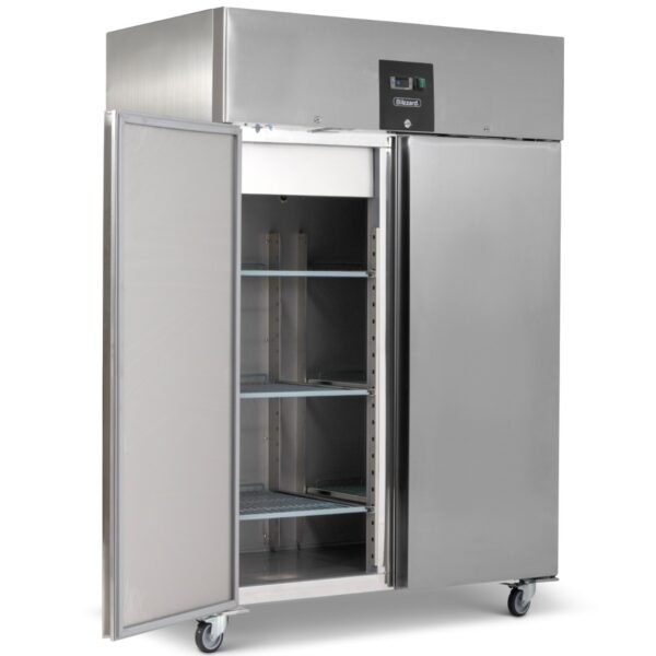 Upright Double Hinged Door Gastronorm Refrigerator - view 3