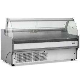 Blizzard 2.5m Curved Glass Serve Over Counter