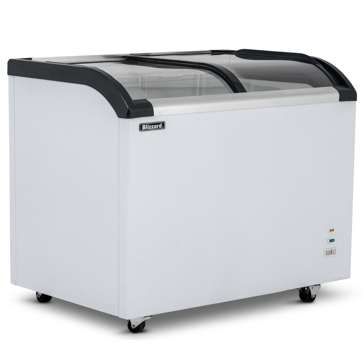 220L Curved Glass Lid Freezer