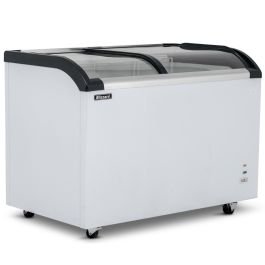320L Curved Glass Lid Freezer