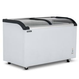 420L Curved Glass Lid Freezer