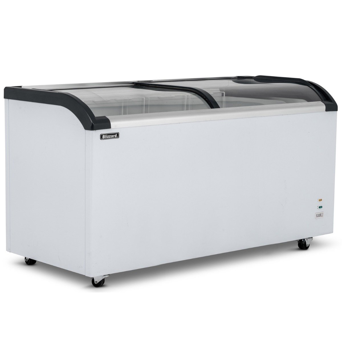 520L Curved Glass Lid Freezer