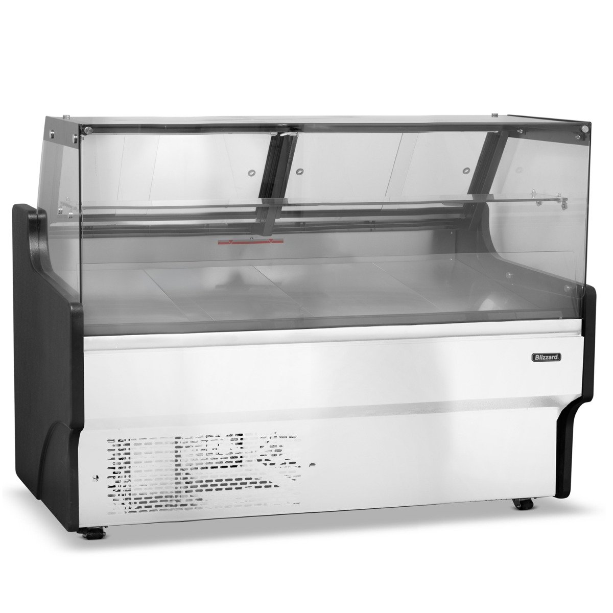 Blizzard 1.3m Flat Glass Serve Over Counter