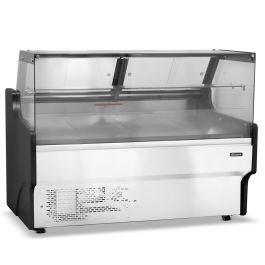 Blizzard 1.3m Flat Glass Serve Over Counter