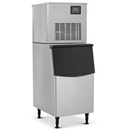 250kg High Capacity Ice Flaker & Storage Bin