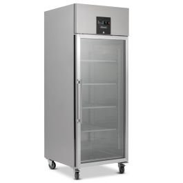 650L Upright Single Glass Door Gastronorm Freezer