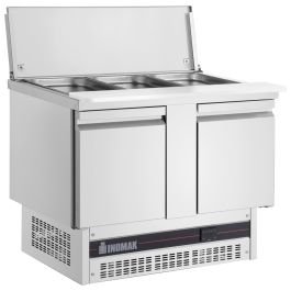 Double Door Gastronorm Saladette With Cutting Board