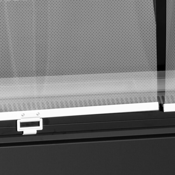 2m Open Front Multi Deck Black - view 5