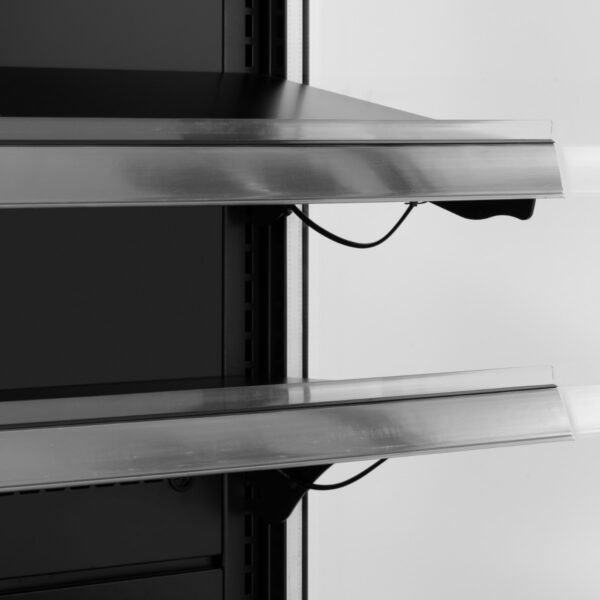 1.3m Open Front Multi Deck Black - view 4