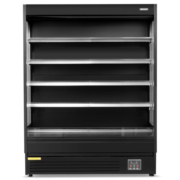 1.3m Open Front Multi Deck Black - view 2