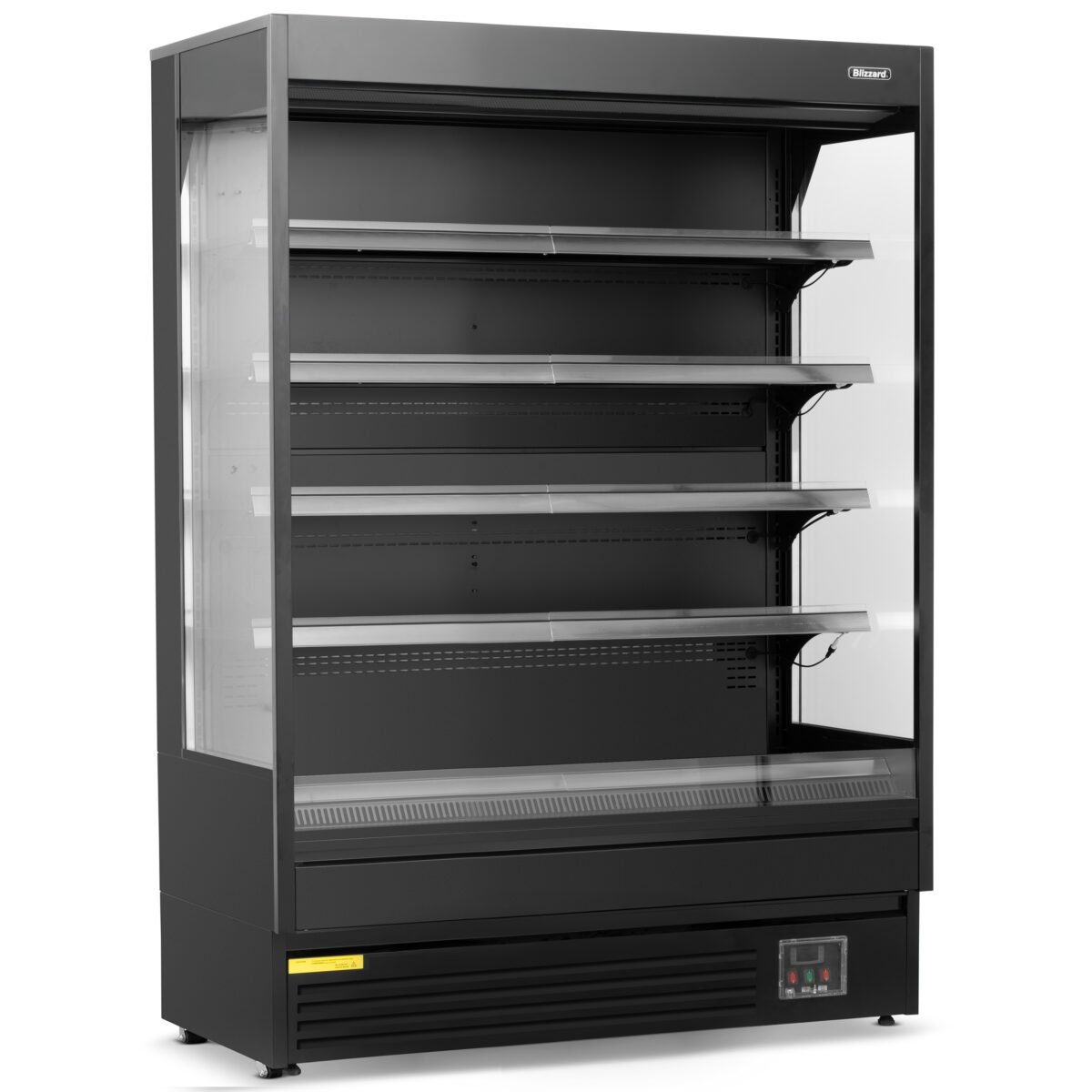 Blizzard 1m Open Front Multi Deck Black