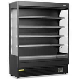 1.3m Open Front Multi Deck Black