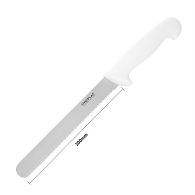 Hygiplas Bread Knife White 20.5cm - view 9