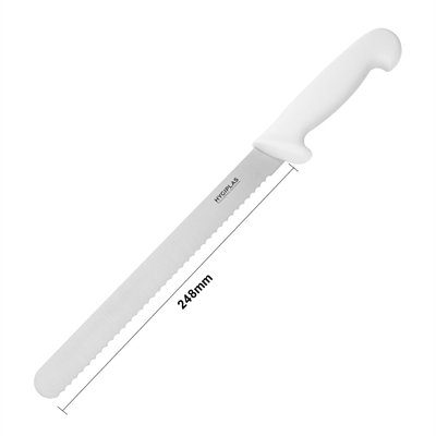 Hygiplas Serrated Slicer White 24.8cm - view 9