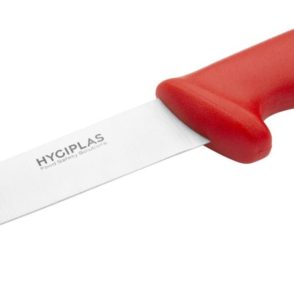 Hygiplas Stiff Blade Boning Knife Red 15cm - view 3