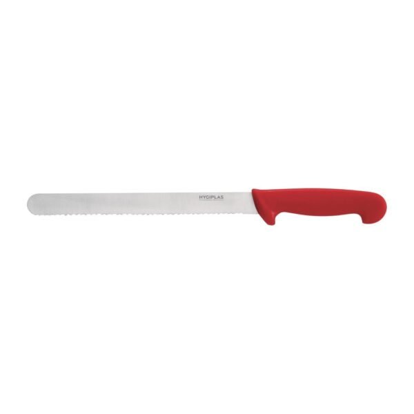 Hygiplas Serrated Slicer Red 25.5cm - view 2