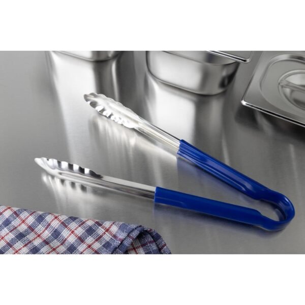 Hygiplas Colour Coded Blue Serving Tongs 300mm - view 6
