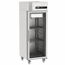 Inomak Upright Single Hinged Glass Door Heavy Duty Freezer