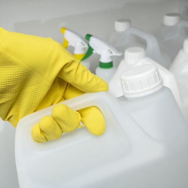 Jantex Latex Household Gloves Yellow Medium - view 6