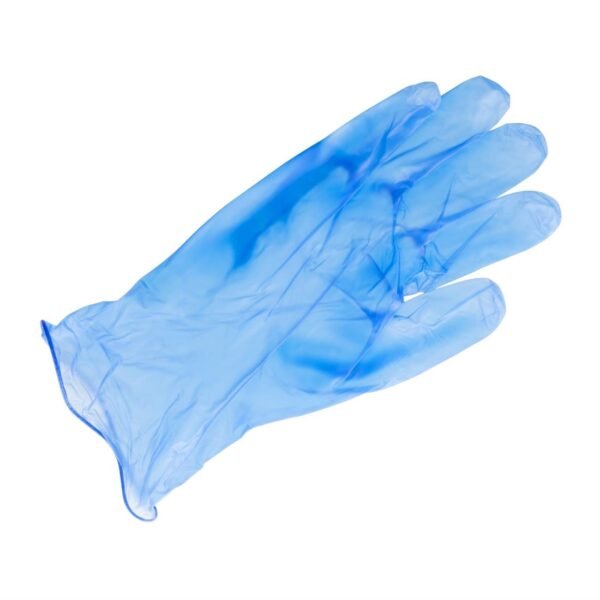 Hygiplas Powder-Free Vinyl Gloves Blue Medium (100 Pack) - view 7