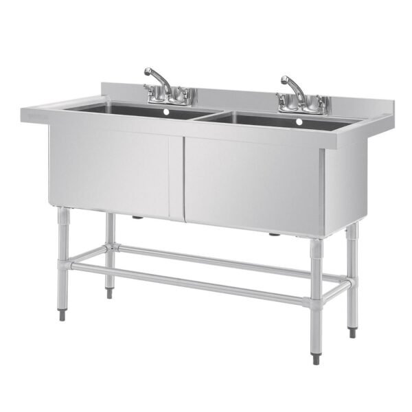 Vogue Double Deep Pot Sink - view 5