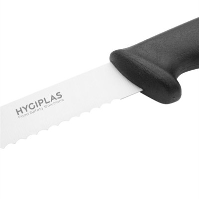 Hygiplas Serrated Pastry Knife Black 25.4cm - view 7