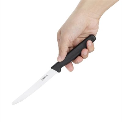 Hygiplas Serrated Tomato Knife Black 10.5cm - view 6