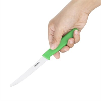 Hygiplas Serrated Tomato Knife Green 10.5cm - view 6