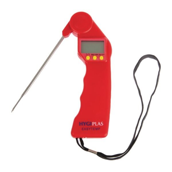 Hygiplas Easytemp Colour Coded Red Thermometer - view 3