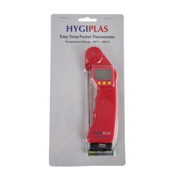 Hygiplas Easytemp Colour Coded Red Thermometer - view 9