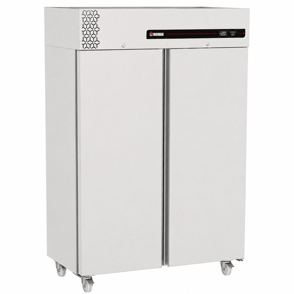 Upright 1432L Double Hinged Door Freezer