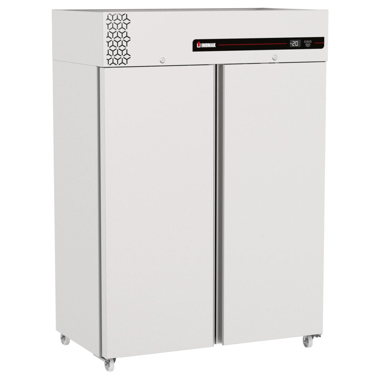 Inomak Upright 1227L Slim Double Hinged Door Freezer