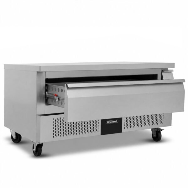 1.2m Single Stainless Steel Multi Temp Chef Drawer - view 2