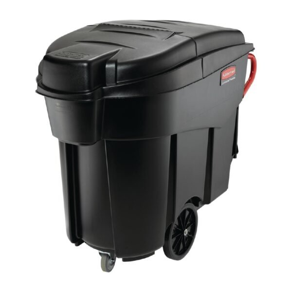 Rubbermaid Mega BRUTE Mobile Waste Collector Black 450Ltr - view 2