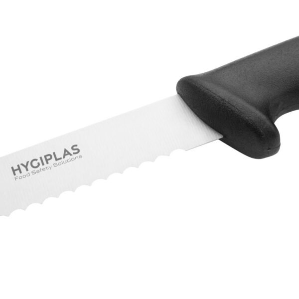 Hygiplas Bread Knife Black 20cm - view 3