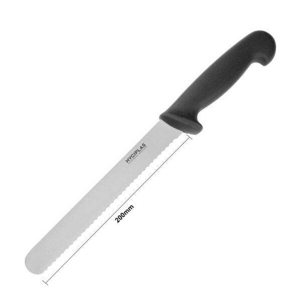 Hygiplas Bread Knife Black 20cm - view 5