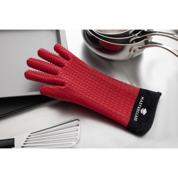 MasterClass Seamless Silicone Oven Glove with Cotton Sleeve - view 6