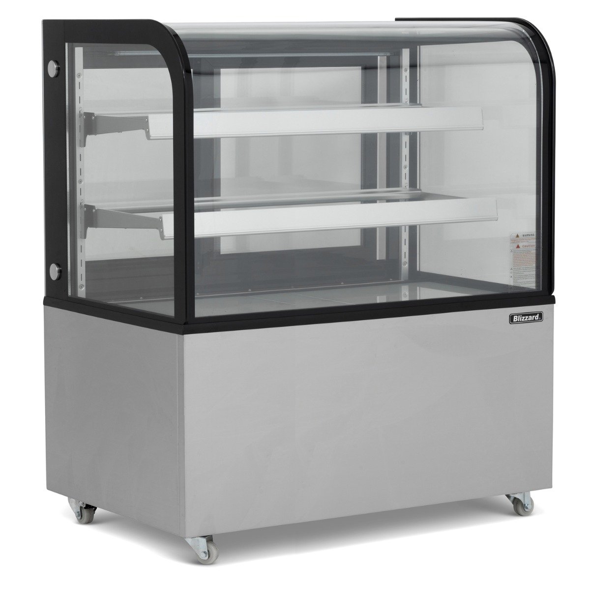 1.2m Curved Glass Low Height Merchandiser