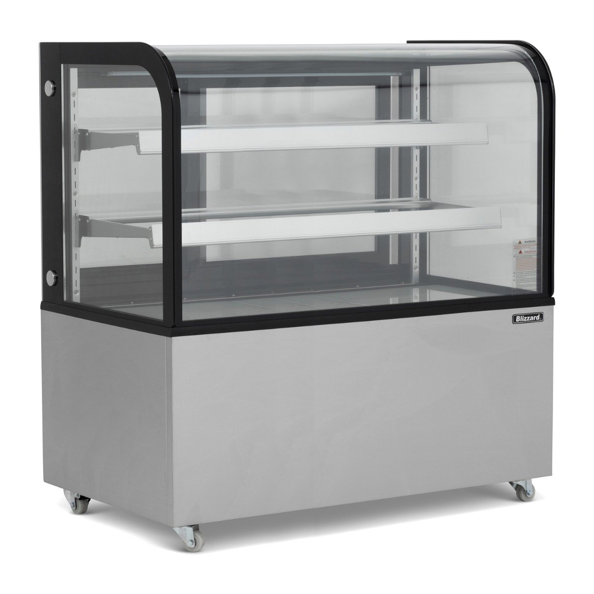 1.5m Curved Glass Low Height Merchandiser