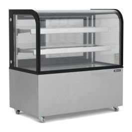 1.5m Curved Glass Low Height Merchandiser