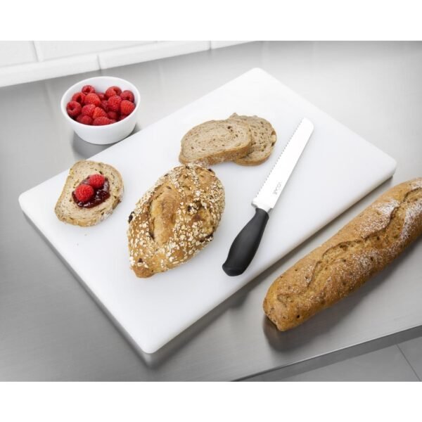 Hygiplas Thick Low Density White Chopping Board 450x300x20mm - view 2
