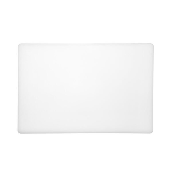 Hygiplas Thick Low Density White Chopping Board 450x300x20mm - view 5